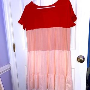 Medium multicolored babydoll dress